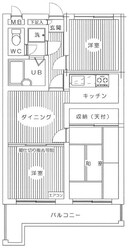 セザール春日部の物件間取画像